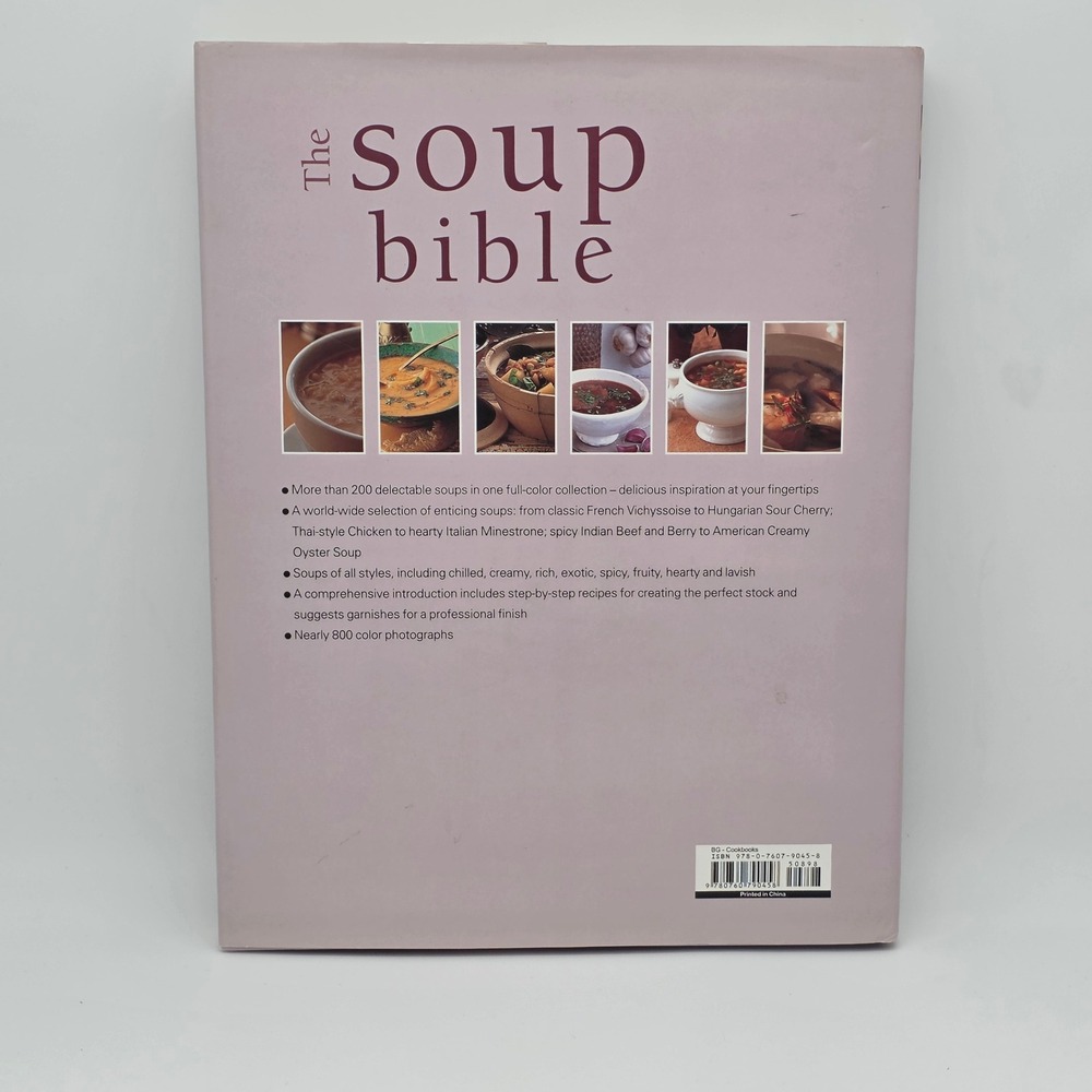 The Soup Bible Cookbook Debra Mayhew 200+ Recipes Hardcover Color Photos Healthy - Picture 2 of 10